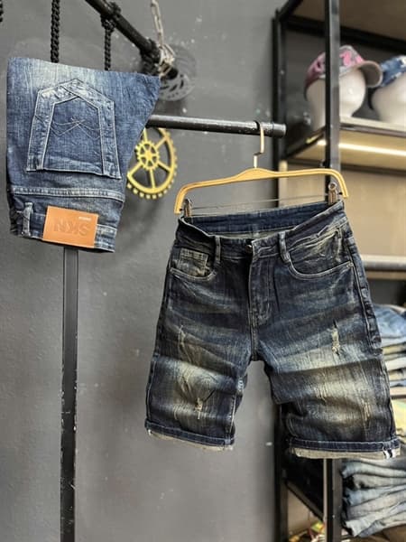 Sort Jean SKN- JD723 túi khuôn xanh Đậm