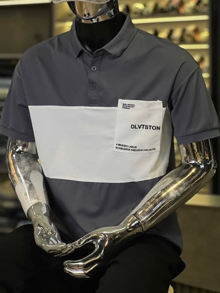 Thun Polo - Koren QCSHN5-3880 Xám viền trắng tháp túi